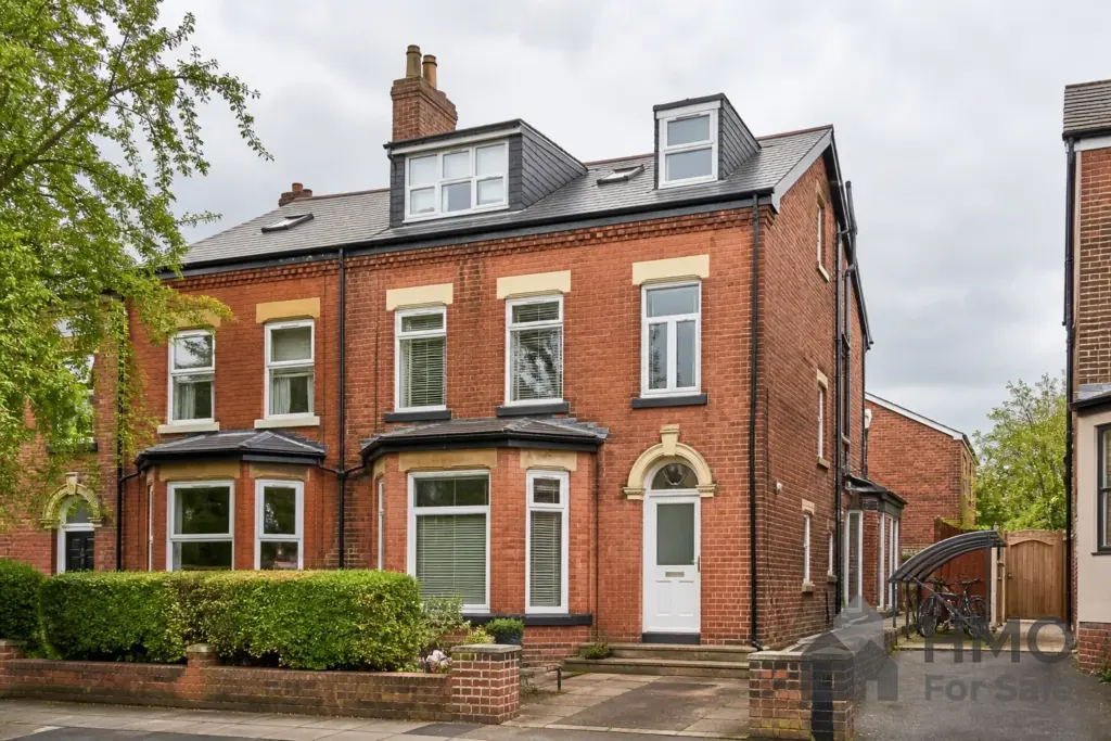 Illustrative exterior for 7-bed student HMO in Manchester