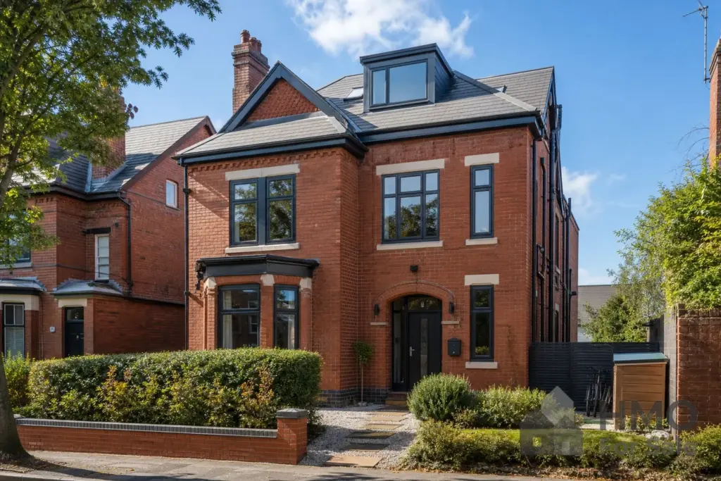 Illustrative exterior for 9-bed co-living HMO in Birmingham