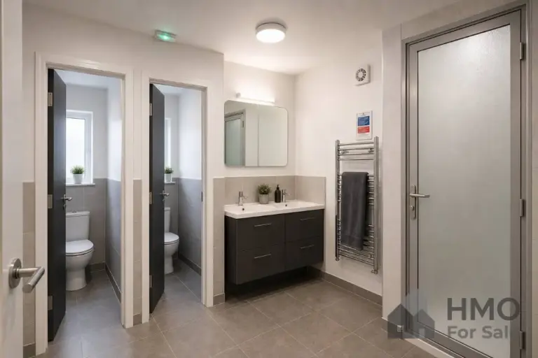 Private shower bathroom